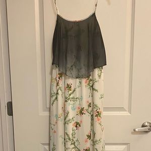 Floral maxi dress. Gently worn